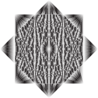 Prismatic Geometric Star 4
