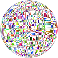 Abstract Chromatic Orb No Background