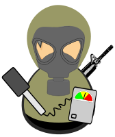 First responder - HAZMAT military worker