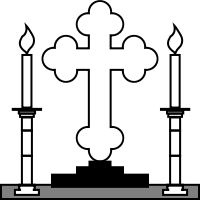 Cross and Candles