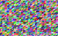 Prismatic Triangular Background Design