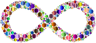 Prismatic Infinity Symbol Circles 3