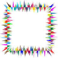 Prismatic Sound Wave Frame