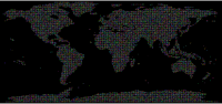 Prismatic World Map Dots With Background