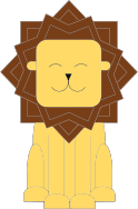 Stylized Cartoon Lion
