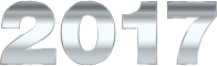 Silver 2017 Typography No Background