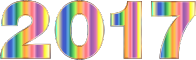 Psychedelic 2017 Typography No Background