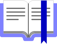 Open Book with Marker