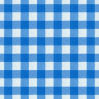 Chequered tablecloth
