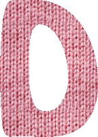 Woolly alphabet, D