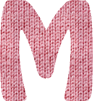 Woolly alphabet, M