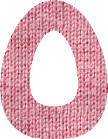 Woolly alphabet, O