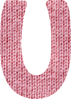 Woolly alphabet, U