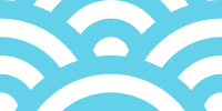 Blue wave-seigaiha (exact)