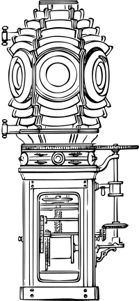 Revolving light equipment