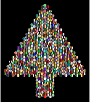 Prismatic Hexagonal Abstract Christmas Tree 6 Variation 2