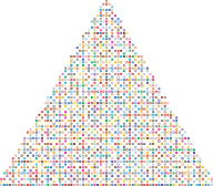 Prismatic Abstract Squares Christmas Tree 2