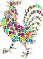 Prismatic Rooster Circles 3