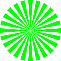 Basic Green Star Burst