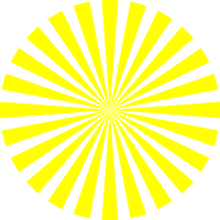 Basic Yellow Star Burst