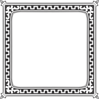 Vintage Decorative Ornamental Frame 8