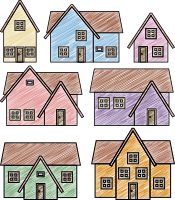 Scribble Houses