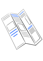 Cartoon 3-fold booklet