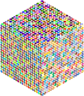 Prismatic Isometric Circles Cube