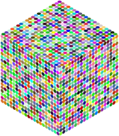 Prismatic Isometric Circles Cube 2
