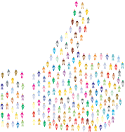 Prismatic People Thumbs Up 2