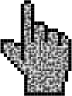 Prismatic Hand Cursor Pointer Grid 6