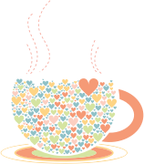 Love Hearts Coffee By Lin Chu
