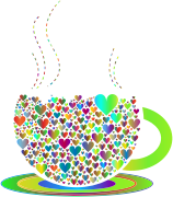 Prismatic Love Hearts Coffee By Lin Chu 3