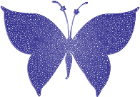 Violet Tiled Butterfly