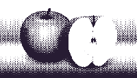 halftone apple 3