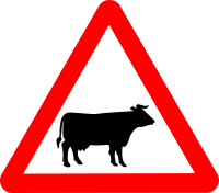 Roadsign Cattle