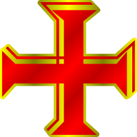 Red and Gold Cross