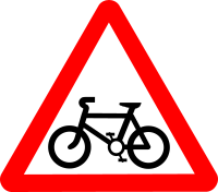 Roadsign Cycle route