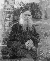 Leo Tolstoy 1897, black and white, 37767u