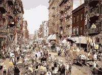 Mulberry Street NYC c1900 LOC 3g04637u edit