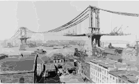 Manhattan Bridge Construction 1909