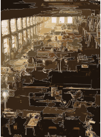Jack Delano locomotive shop