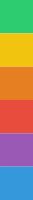 Farbpalette angelehnt an das Apple-Logo
