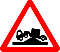 Roadsign grounded