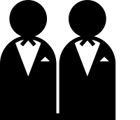 Two Grooms Sign