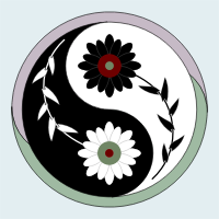 Yin Yang Flower