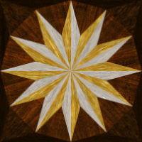wooden triangle tiling 5