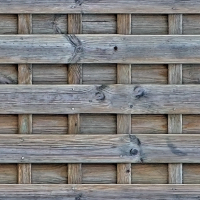 Crossed wood