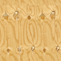 Knotty wooden board