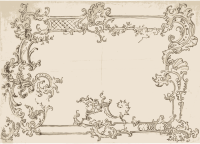 Brown Squiggly Frame